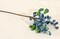10 Pack Artificial Flowers California Faux Blueberries Artificial Stems for Decorating Blueberry Picks Fruit Fake Silk Flowers Home Decorative Party Wedding (Blue)